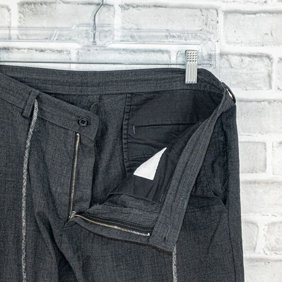 United Arrows & Sons Japan Men's Drawstring Trouser Pants in char gray sz 34w - Picture 4 of 8